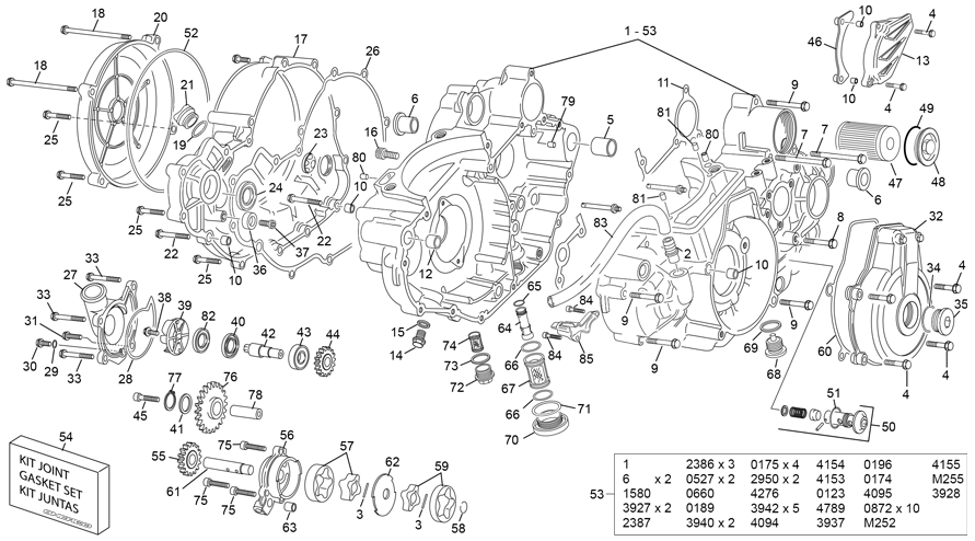 Crankcase assembly